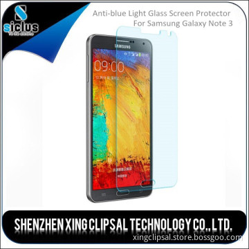 China High Quality Eye Care Anti-blue Light Tempered glass screen protector for Samsung Galaxy Note 3